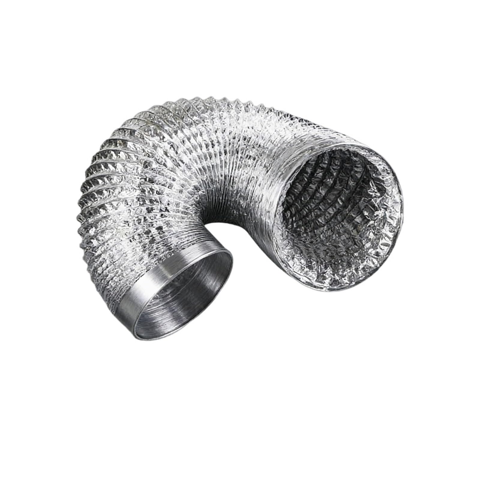 Conducto de ventilación reforzado Mm de lámina de aluminio | 200/250/275/300 - Tubo de escape plegable para ventilación de cocina y baño (250 tubos de humo, longitud de 3 metros)