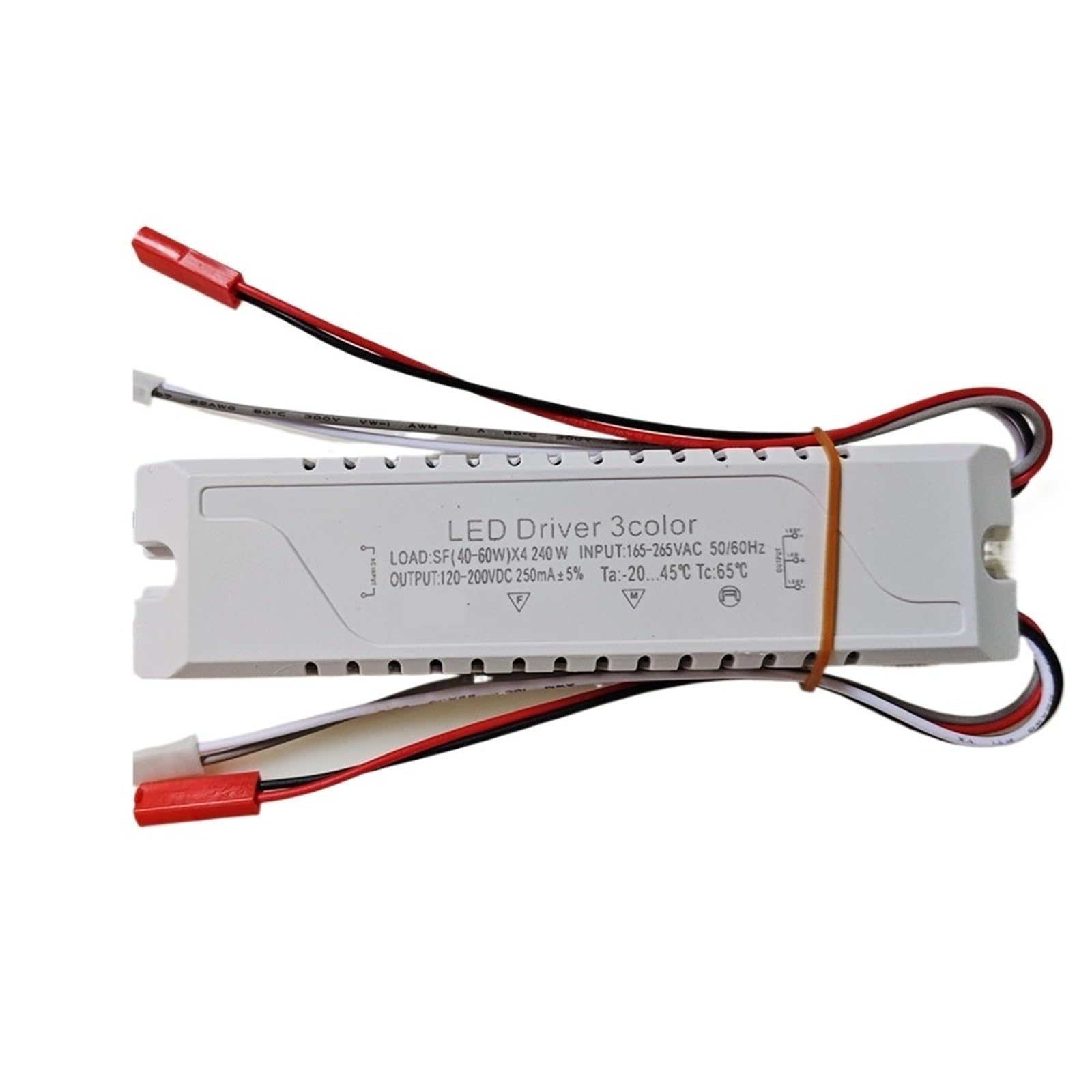Sterownik LED Segment 3 Transformator Zmieniający Kolor Adapter Do Oświetlenia Miękkiego Światła Pasek Lampy Wiszącej Moc Statecznika 20-40-60-80 W*2 Wysoka Stabilność((40-60W) x4)