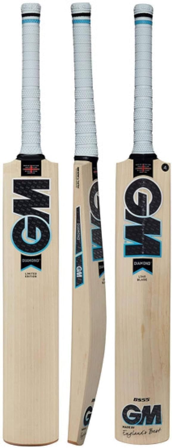 Anriox Sports Gm Diamond 303 Full Size English Willow Cricket Bat for Men and Boys | Cross Weave Tape On The Face| Lightweight | Free Cover | Short Handle (B0CZRCL4Y6) Amazon Price History, Amazon Price Tracker