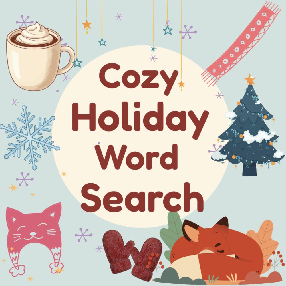 Cozy Holiday Word Search: | (for Teens and Adults)