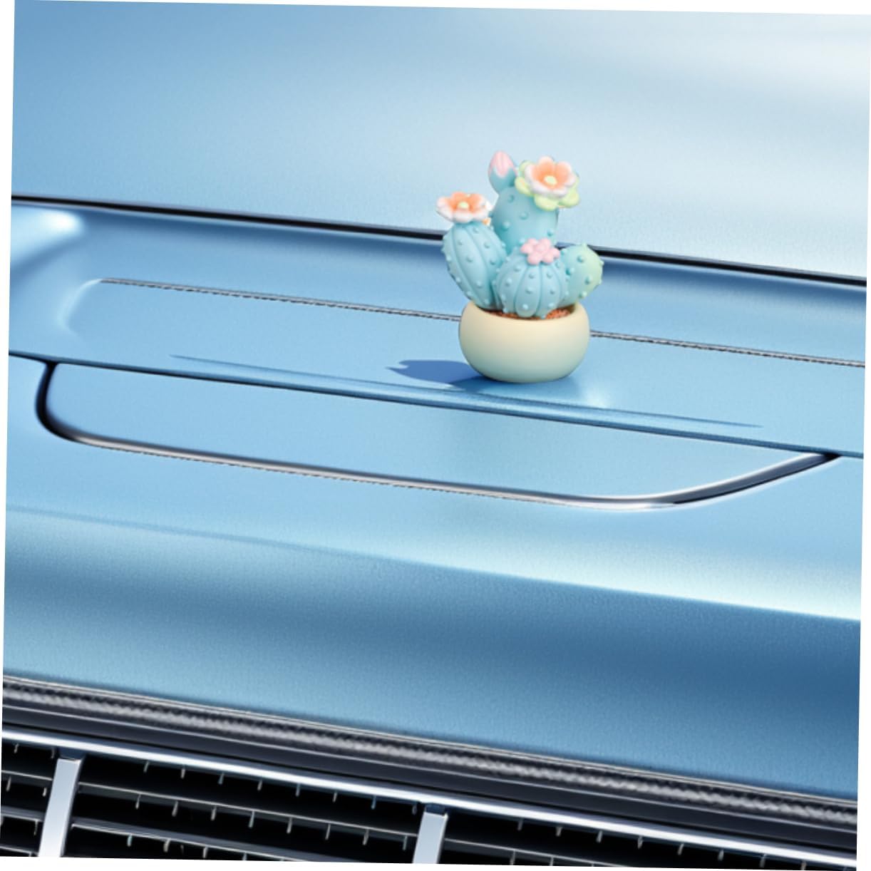 MAGICLULU Compact Resin Cactus Figure Decor for Car Interior Dashboard image 4