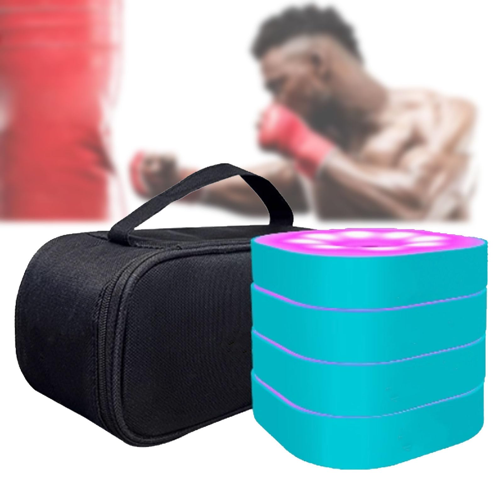 LjyAeono Reaction Training Led Lights, Agility Reaction Training Lights, Smart Lights, Improve Reaction Time, Fitness, Speed and Agility for Gyms, Sports Facilities 4lights