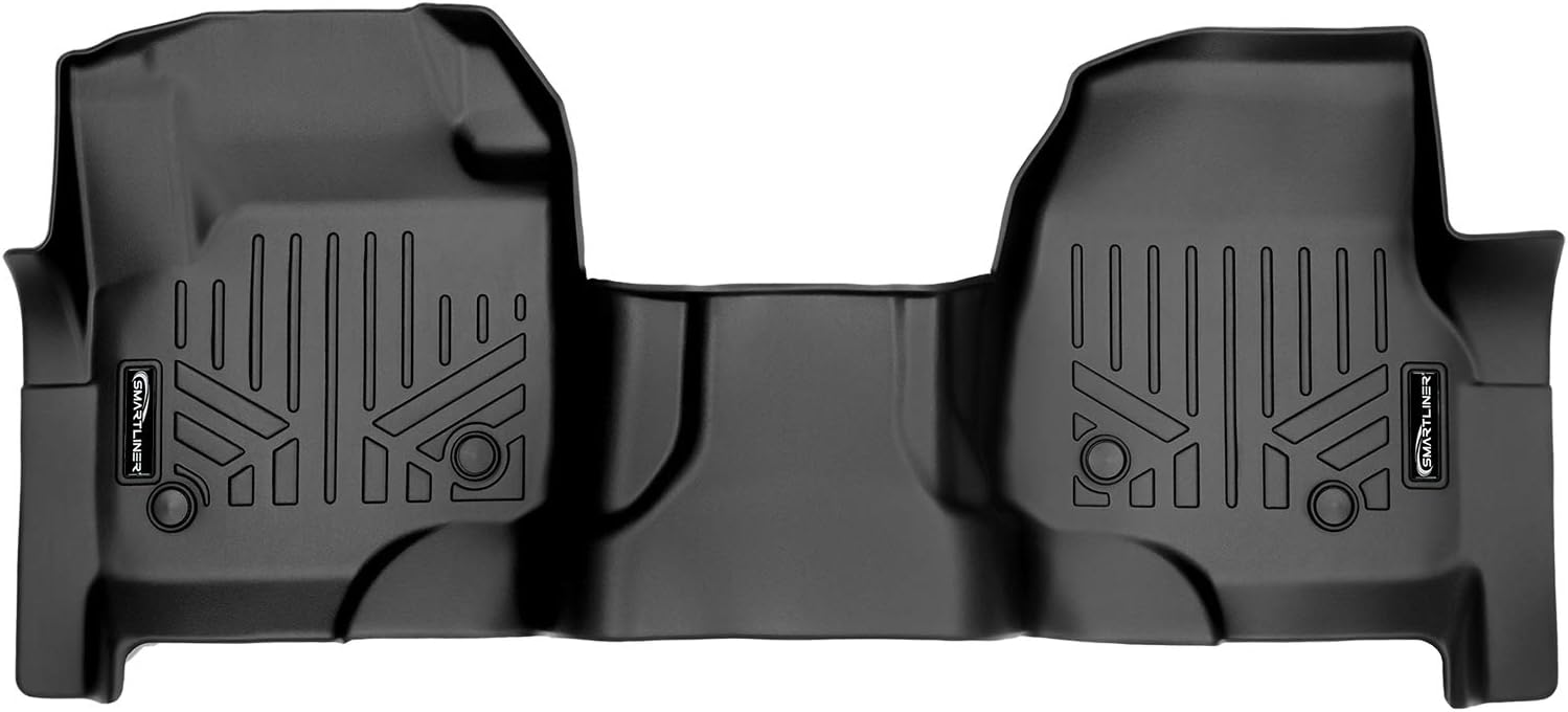 SMARTLINER Custom Floor Mats 1st Row 1pc Liner Black for