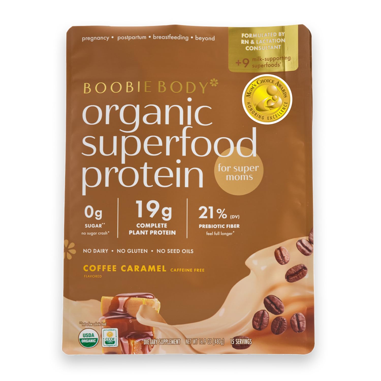 Boobie Body Pregnancy & Postpartum Protein Shake - Chocolate Bliss 15 Svgs — Amazon image 10