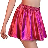 Der Rock mit hoher Taille für Frauen besteht aus 95% Polyester und 5% Elasthan. Atmungsaktiv und weich, bequem für den täglichen Gebrauch.