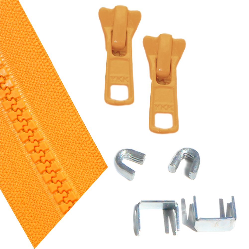 Amazon.com: Vislon Chain Zipper Papaya 5VS 9/16