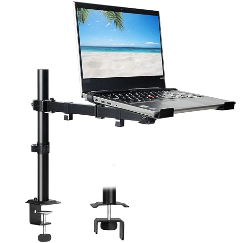 UPGRAVITY Laptop Desk Mount with Adjustable Single Arm