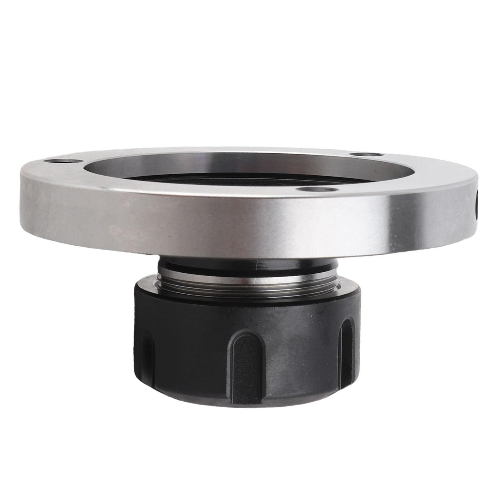 Portabrocas ER32, herramienta de sujeción de 32 mm de diámetro para fresadoras y tornos CNC, fabricada en acero 40CR con diseño de orificio recto para aplicaciones de mecanizado. (ER32-100(72))
