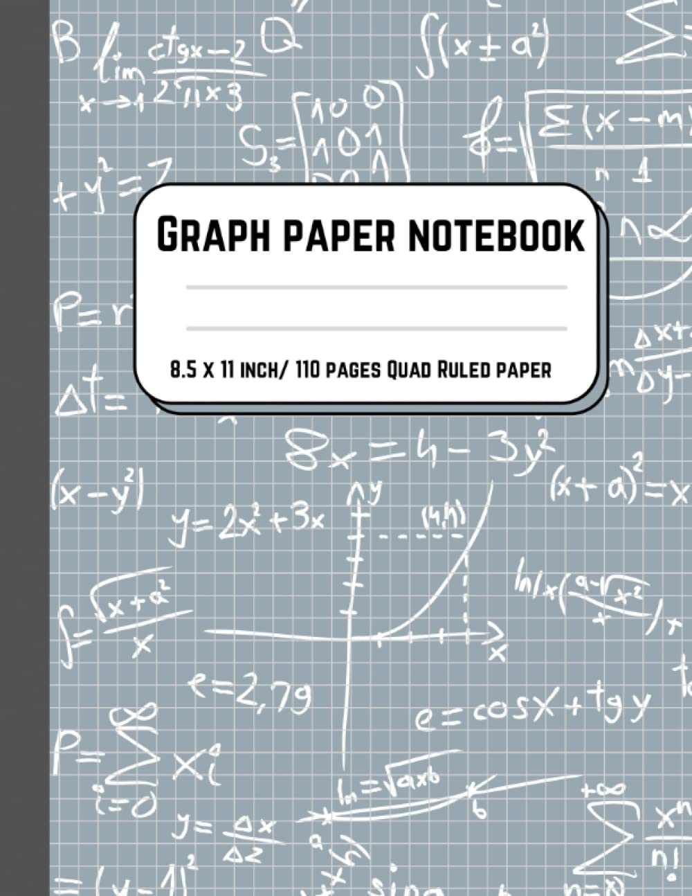 Graph Paper Composition Notebook: Quad Ruled 4x4, Grid Paper ( 110 Pages, 8.5 x 11) A graphing notebook for students and teacher in Math and Science