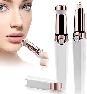 Lâmina de Sobrancelha Elétrica | Caneta removedora de pelos de sobrancelha | 2 em 1 aparador de pêlos faciais de precisão, depilação indolor portátil para pêlos faciais, sobrancelha, USB Baodan