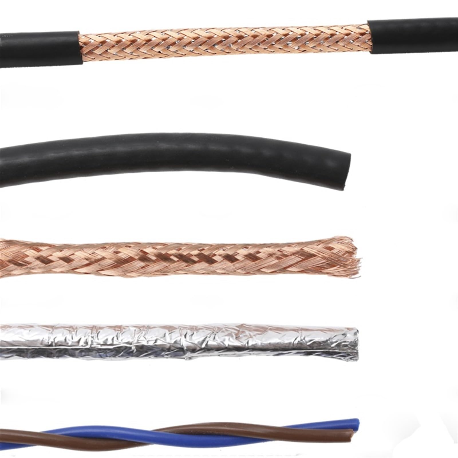 cavo schermato, Cavo elettrico schermato 6-12 pin 0,3-1,5 mm filo di rame metri(1.5mm,10pin)