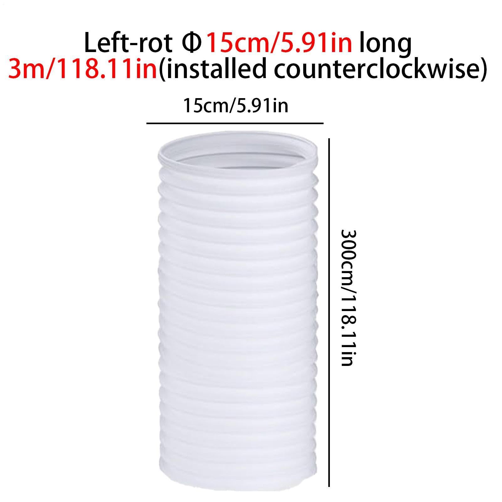 Manguera portátil de aire acondicionado Flexible, de repuesto, 15 cm de
