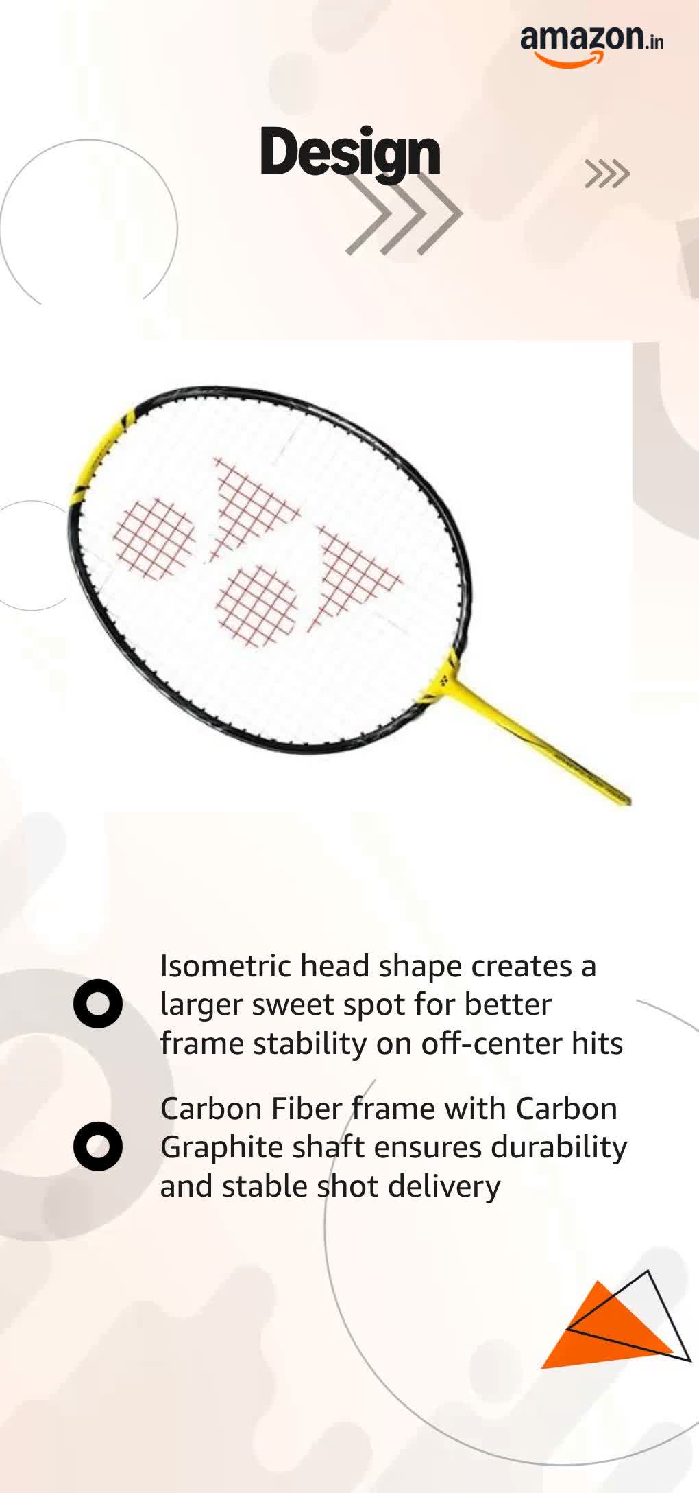 YONEX Carbon Graphite Nanoflare 1000 Play Badminton Racquet (4UG5