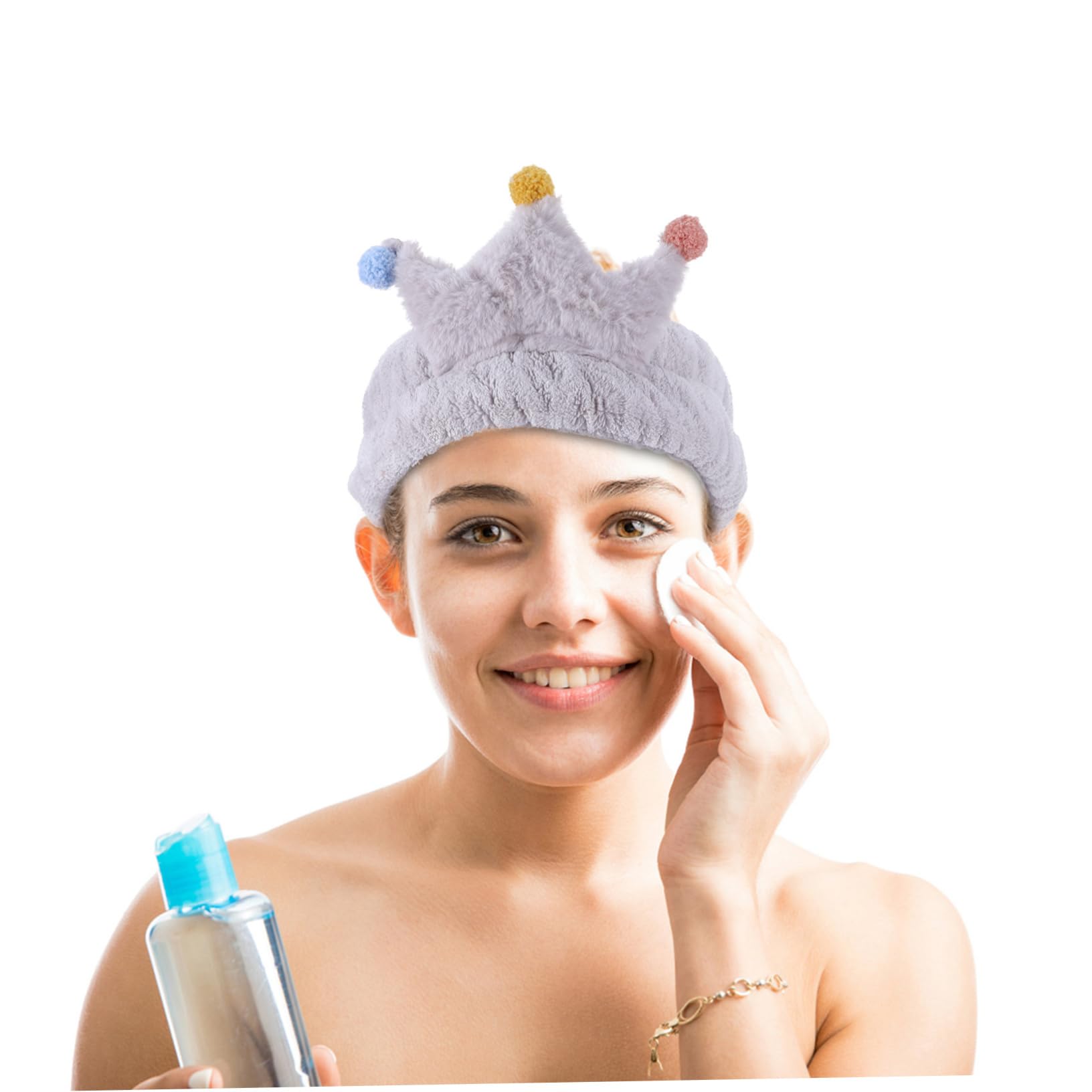 DOITOOL 9 Pz per cosmetica per il lavaggio del viso tiara fasce per in vello di corallo fasce elastiche per Terme trucco Rossore