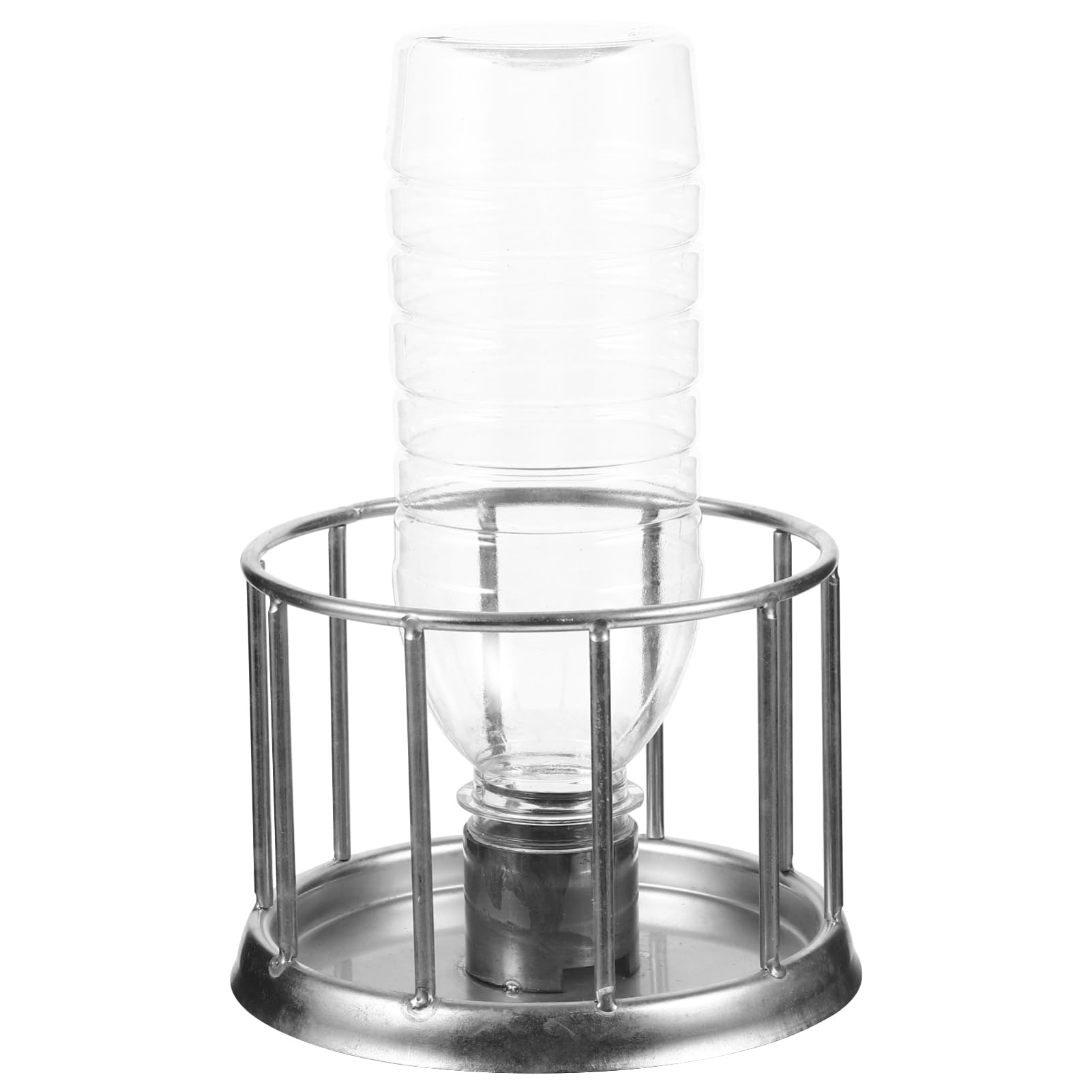 Yardwe 5 Uds Alimentador De Agua para Cuenco De Comida para Reptiles Comedero De Metal para Reptiles Cuenco para Beber Agua para Mascotas Alimentador De Cuenco De