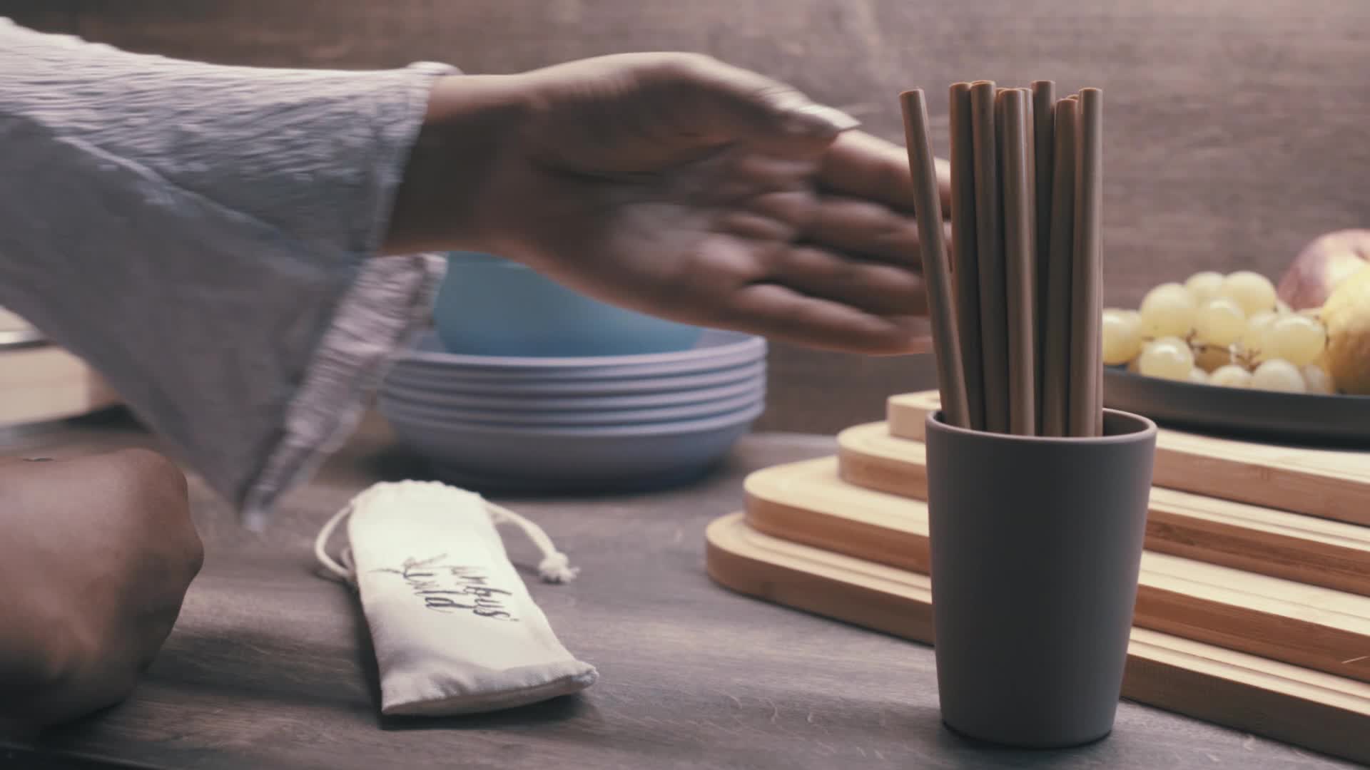 Bambuswald Schneidebrett Mit Saftrinne - Ökologisches Bambusbrett Für Fleisch, Gemüse & Käse