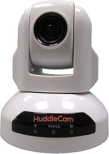 HuddleCamHD Cámaras de conferencia USB con control PTZ - Cámaras web para videoconferencia Zoom (3X, blanco)