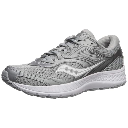 Saucony Women's VERSAFOAM Cohesion 12 Slate/Violet Road Running Shoe 8 Wide US