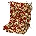 Greendale Home Fashions Indoor/Outdoor High Back Chair Cushions, Roma Floral, Set of 2