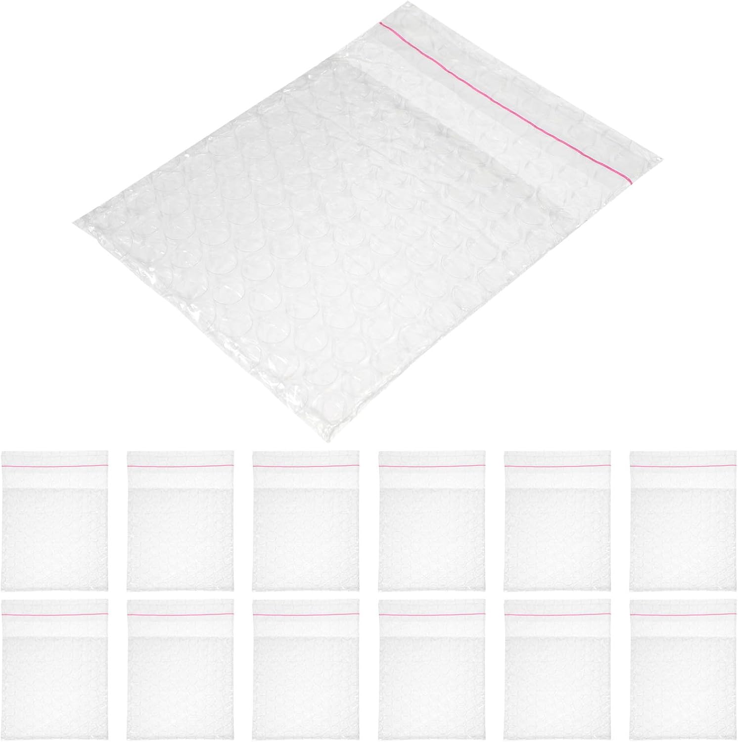 Plastic Double Layer Pe Shockproof Bubble Pouch with Self-sealing Closure for Shipping and Storage, Sturdy Cushioning Mailer Bag for Small Business Moving and Protective Packing