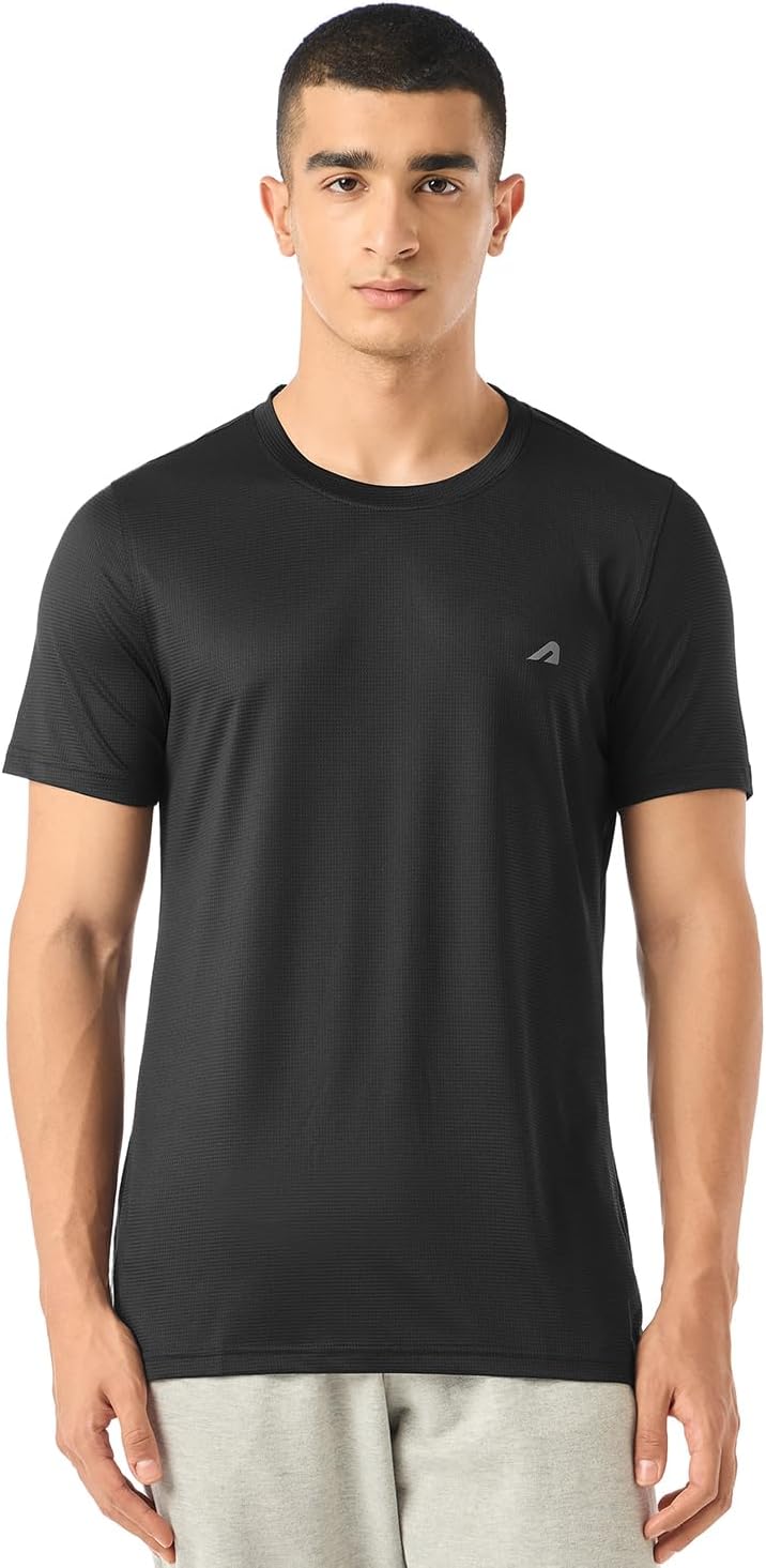 Gym T Shirts for Men Workout Breathable T Shirt for Man Active Wear Sports Tshirt for Men Lightweight Gym Tshirts for Man Dry Fit Running T Shirts for Boys Regular Fit Sports Tshirts