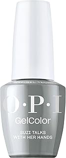 OPI GelColor LED Cure Gel Nail Polish | White, Gray & Black Shades | Salon-Quality Shine, Long-Lasting Wear | Easily Soak Off Removal | Vegan & HEMA Free | 0.5 Fl Oz