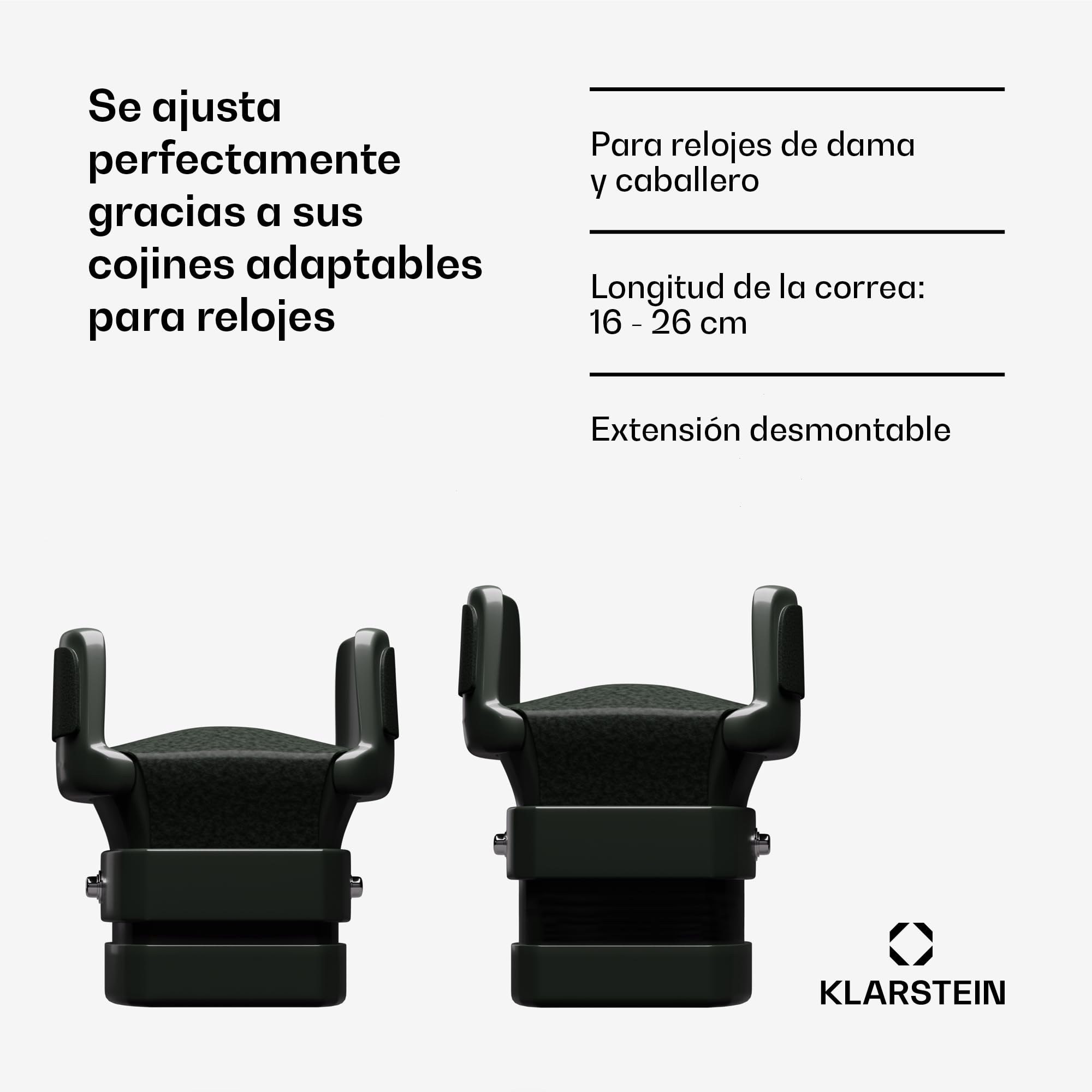 KLARSTEIN Caja, para 6 Relojes, Vitrina Acrílico, Joyeros, 5 TPD, Caja Relojes Acrílico, Expositor para dar Cuerda Reloj, Relojero Organizador Grandes, Organizadores
