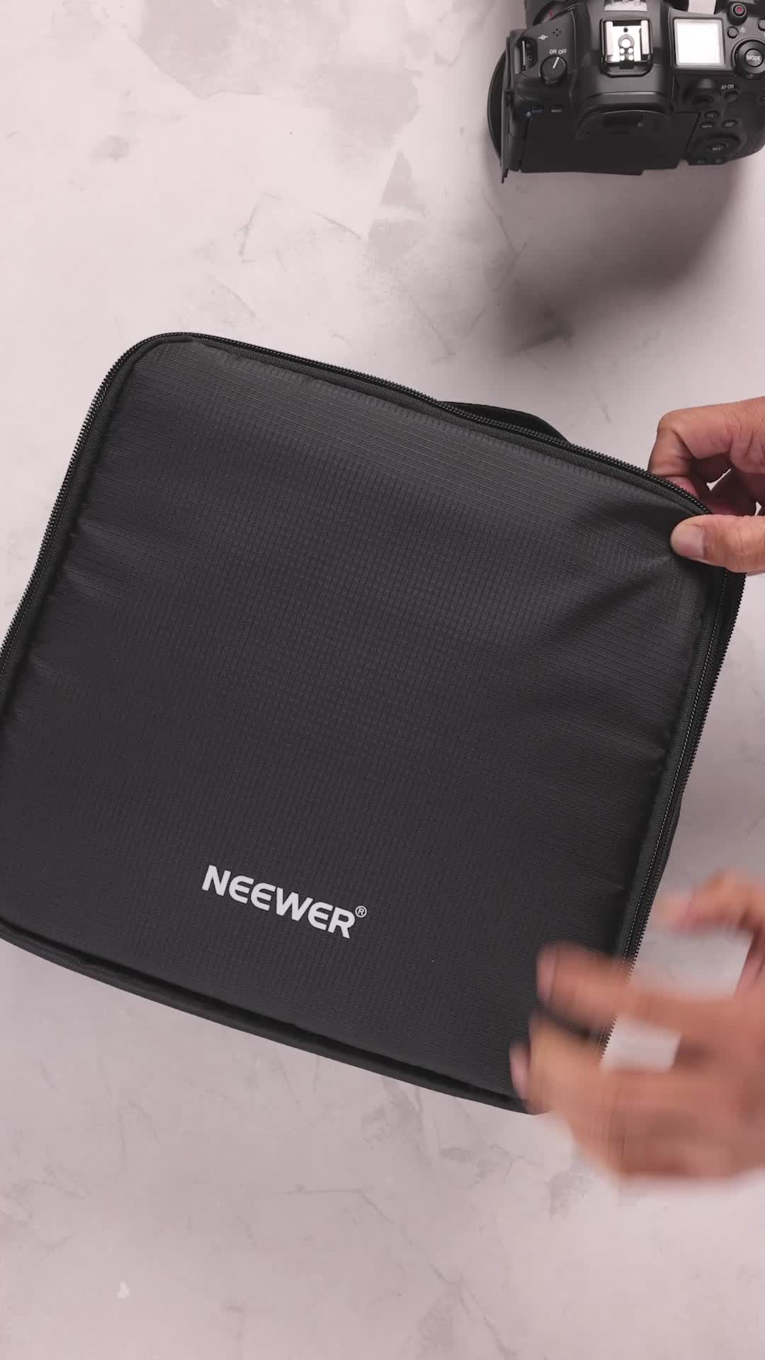 K&ap;F Concept Sac à Dos Pour Appareil Photo Sac à Bandoulière Sac Carré Sacs De Photographe Étui