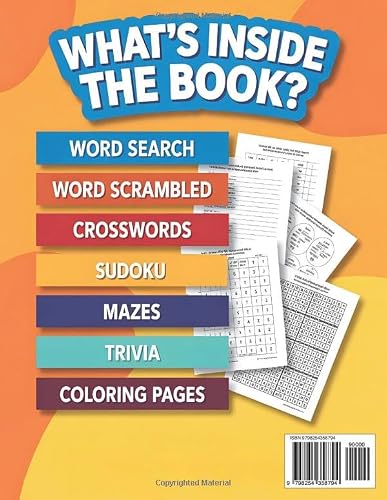 Surgery Recovery Activity Book: Fun Puzzles, Games & Relaxing Activities to Beat Boredom During Healing – Includes Word Search, Sudoku, Mazes, Trivia, Coloring & More (Get Well Soon Gift Idea) - Thumbnail 2