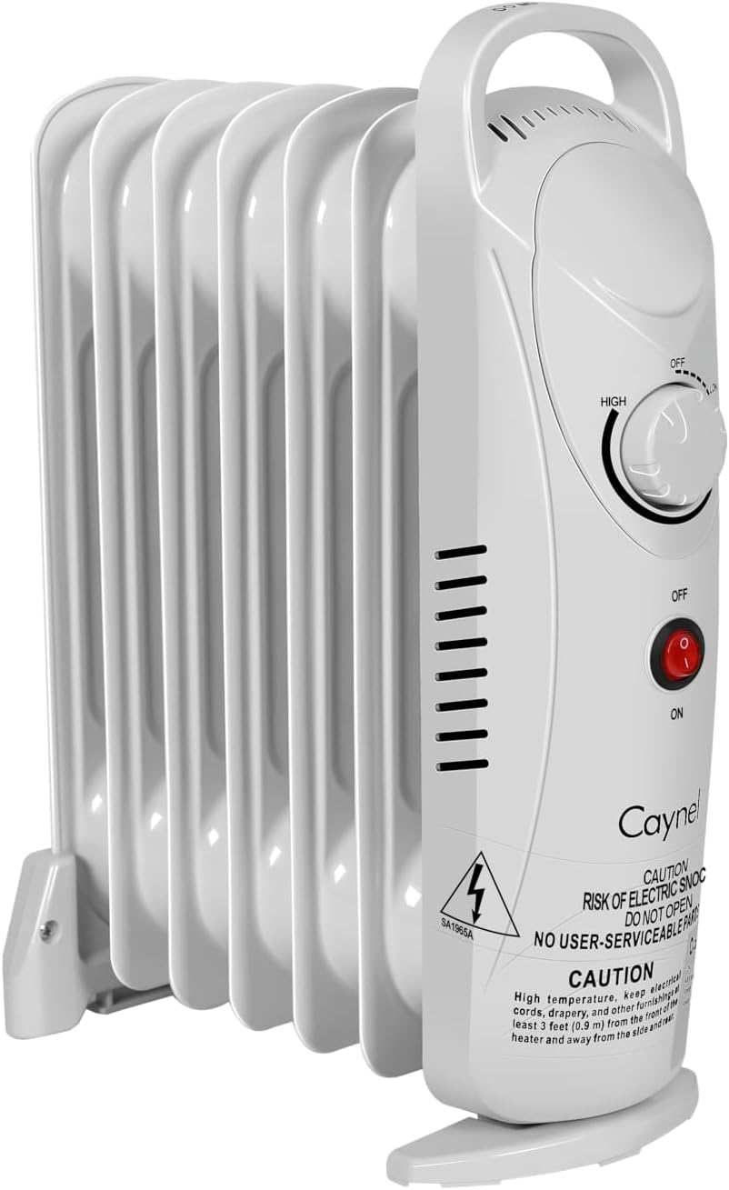 Calefactor Eléctrico Portátil Radiador de Aceite con Termostato