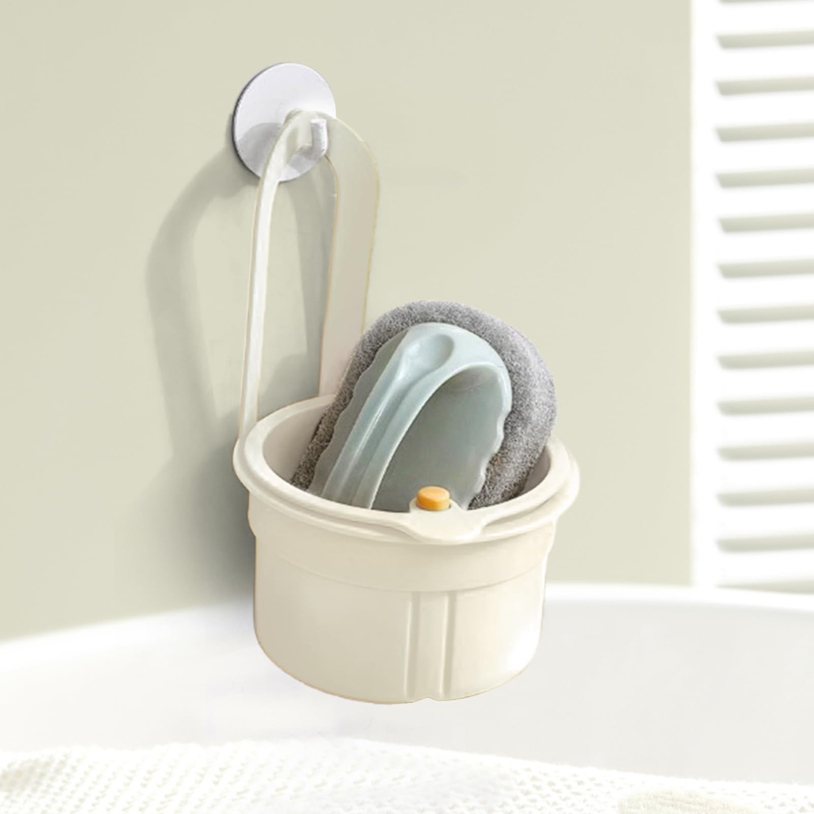 Colador de cesta para fregadero, filtro de drenaje de alimentos colgante multiuso