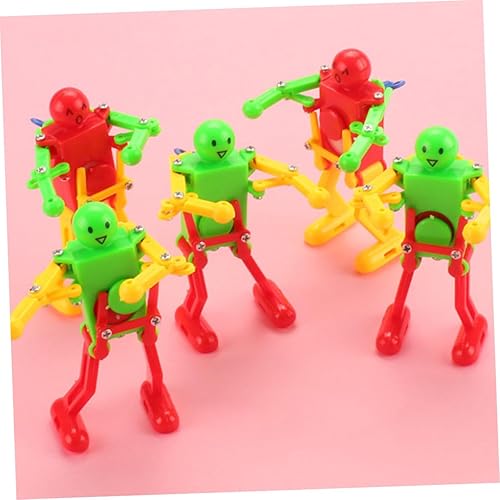 Miniatura 8 de Uonlytech 4 unids mecánica bailando robot para la diversión de viento interior al aire libre juego portátil al azar color