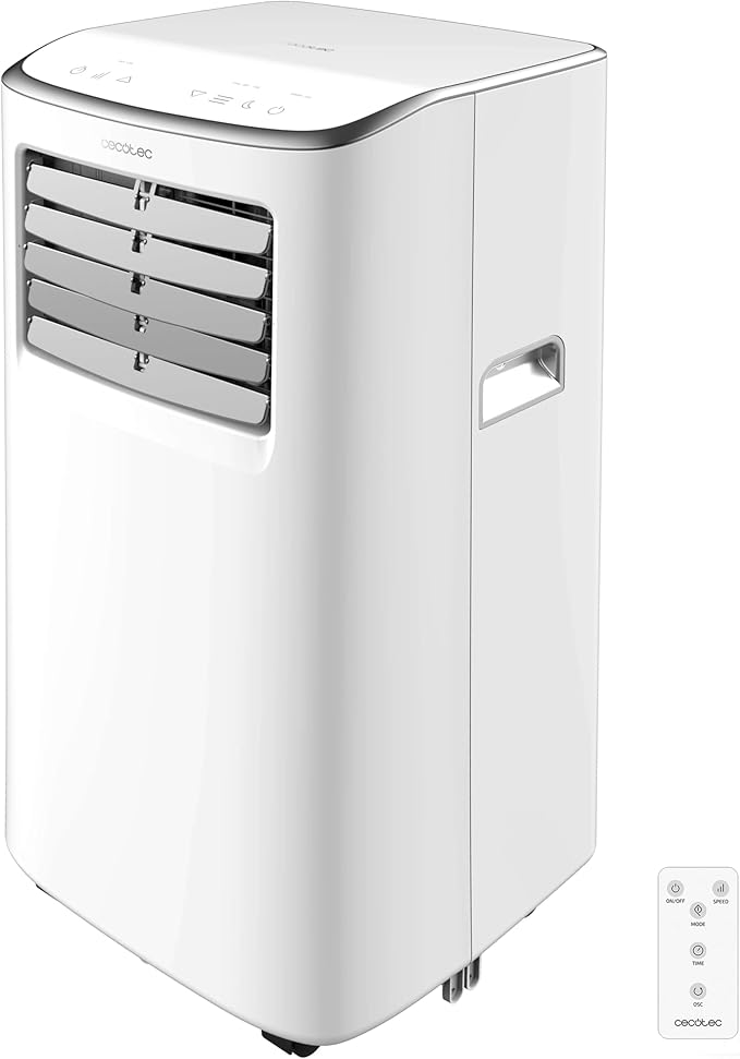 Cecotec Aire Acondicionado Portátil con Mando a Distancia y Wifi ForceClima 7500 Connected. 7000 BTU, Control Táctil y Pantalla LED, Temporizador, Cobertura 15-20m2