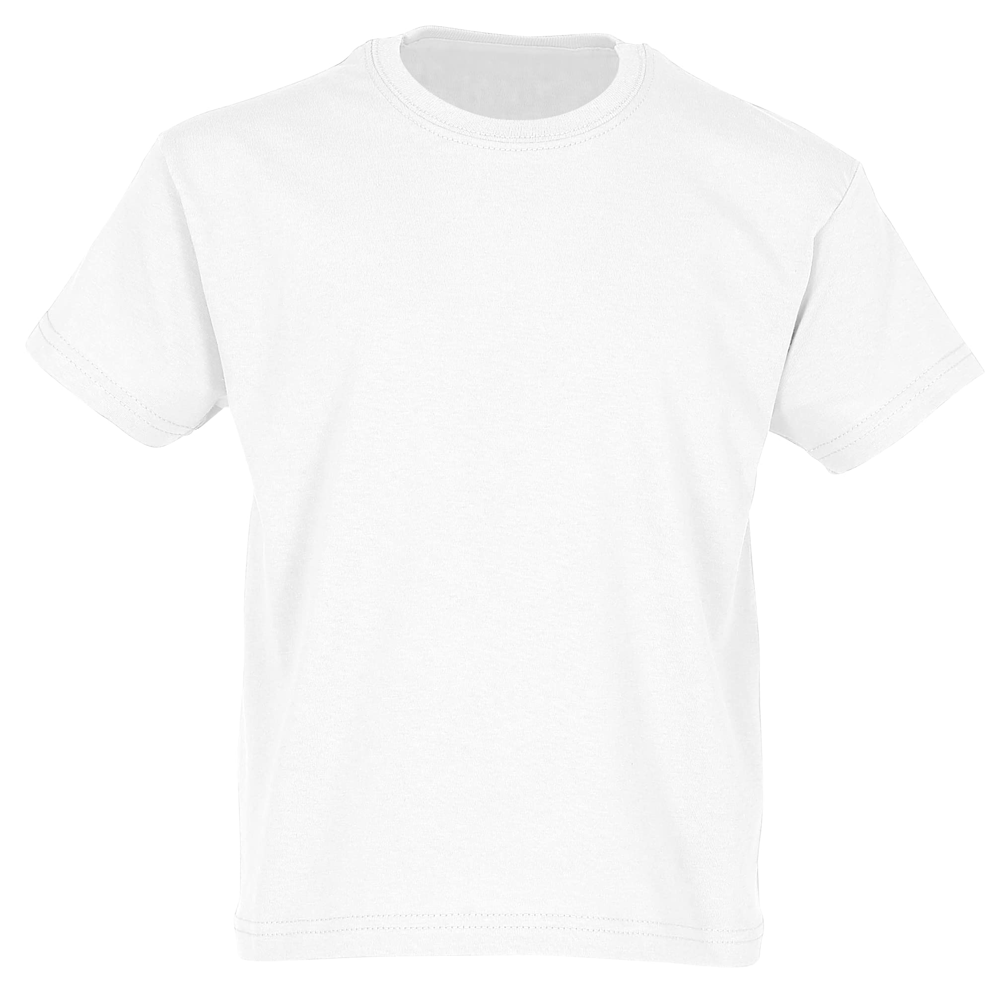 Fruit of the Loom 5 Childrens T Shirts 8, 10, 12 and 14 Years 100% Cotton