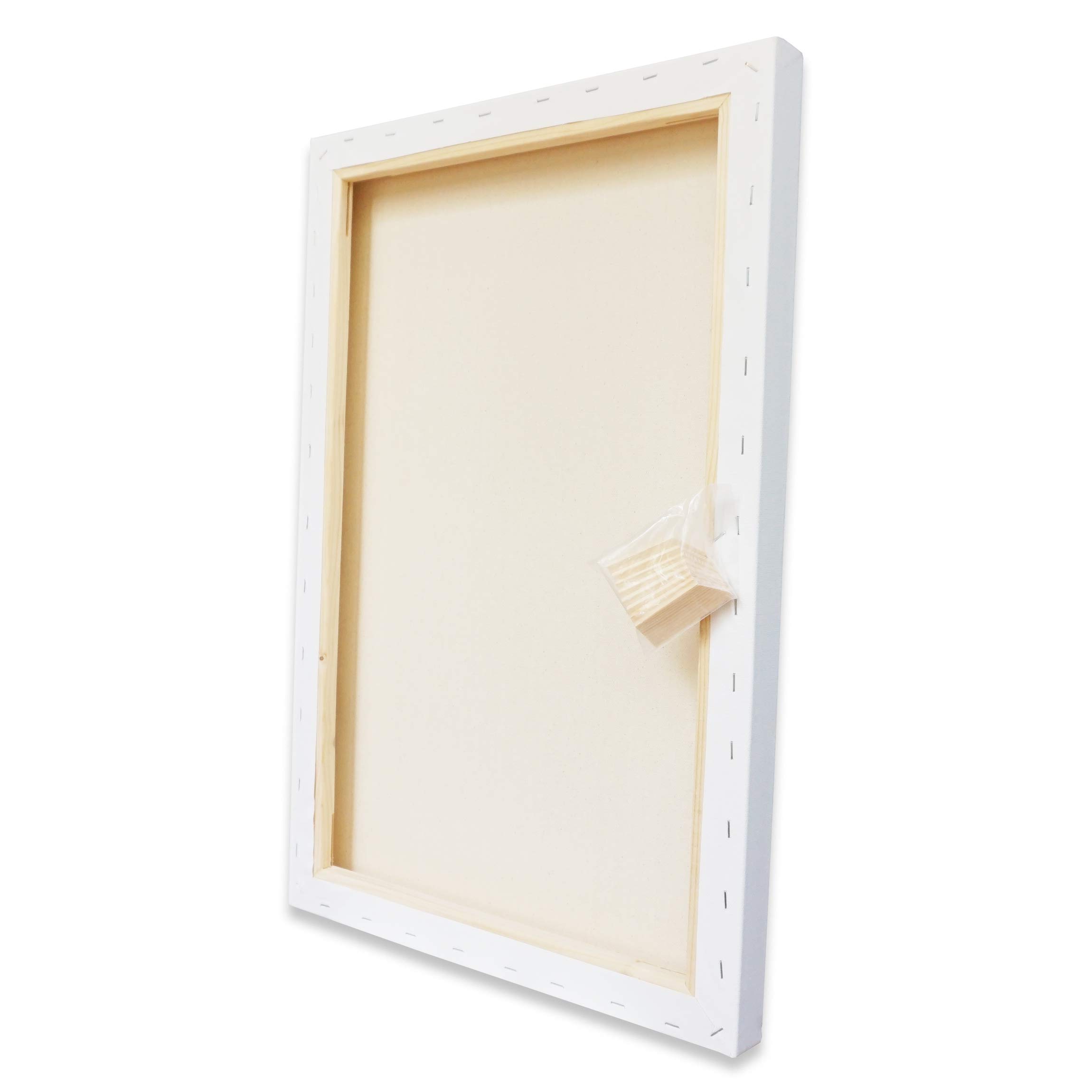 Eono Stretched Canvas Chunky 60 cm x 50 cm Blank 100% Baumwolle