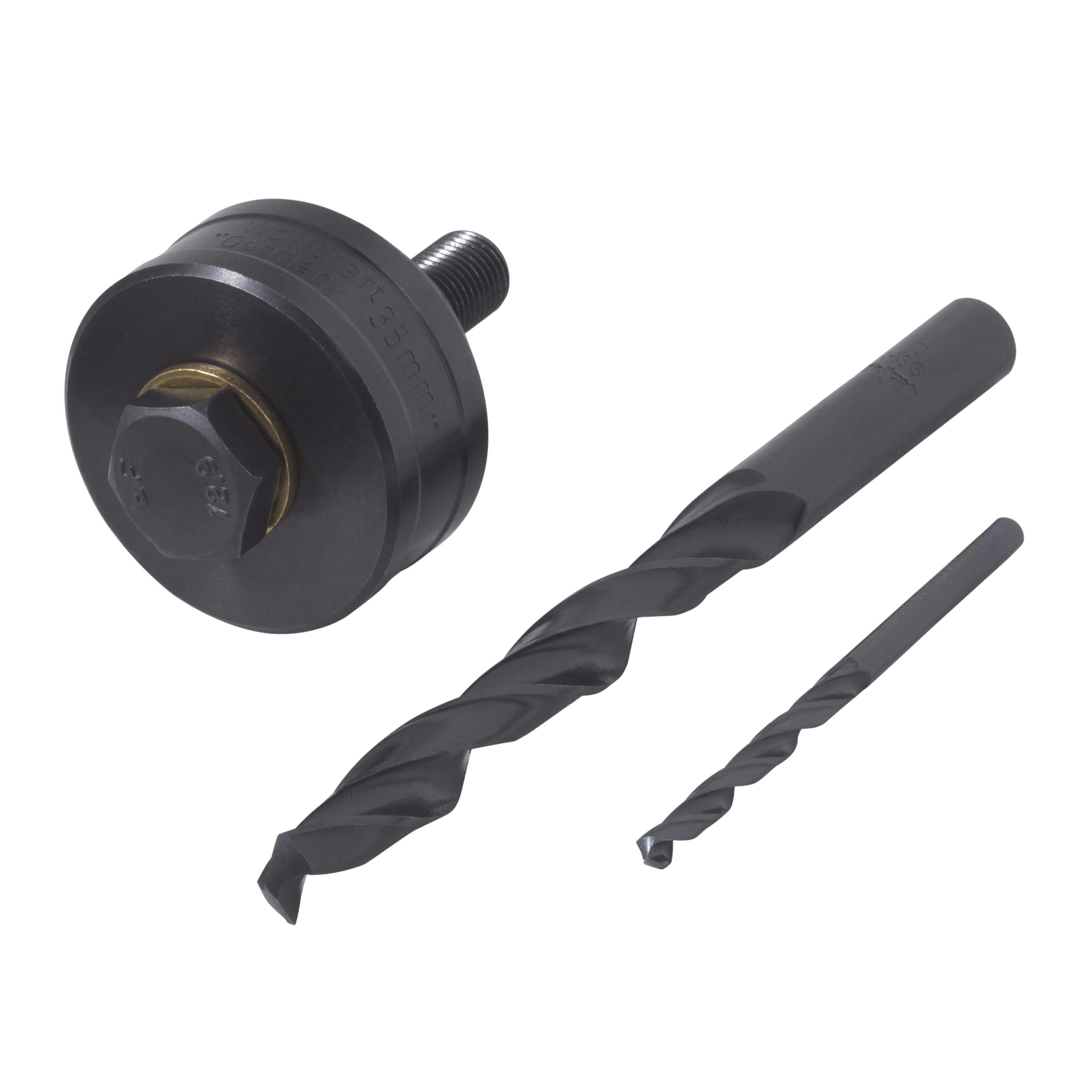 wolfcraft Hole Cutter Set Ø 35 mm, 3 Pcs. I 8925000 I For punching clean and precise holes in stainless steel sinks with ease