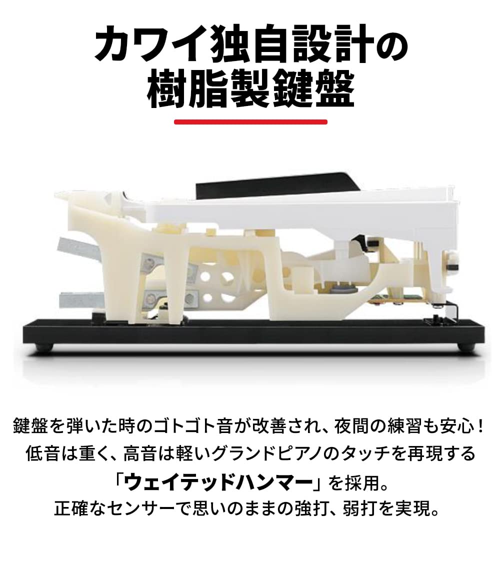 KAWAI ピアノ防音マット 電子ピアノ用 KAWAI KDP75B 電子ピアノ 88鍵盤 ベージュ遮音カーペット(小