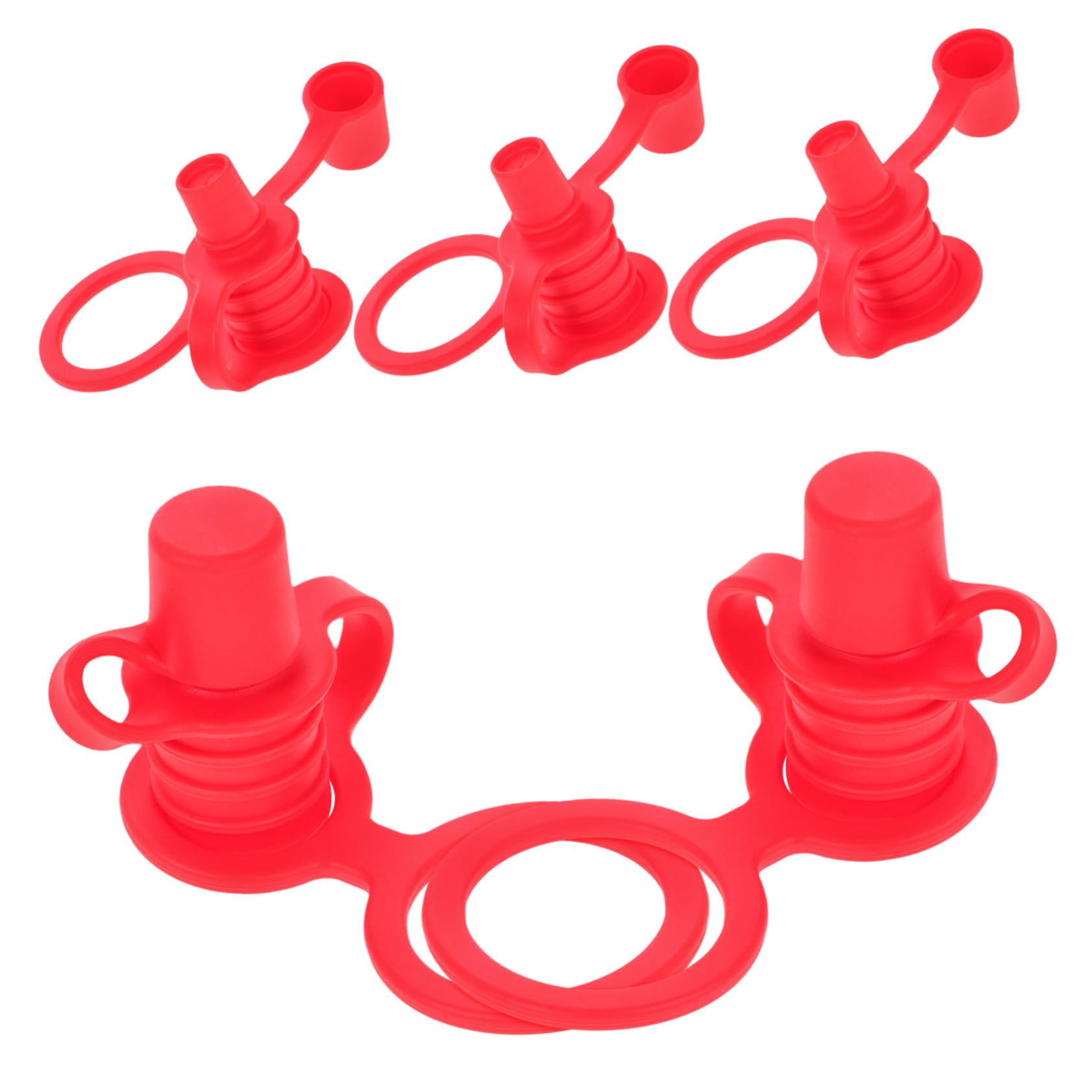 BESTonZON Silicone Nozzle Baby Water Bottle Cap Leakproof Comfortable for Boys and Girls Easy to Clean