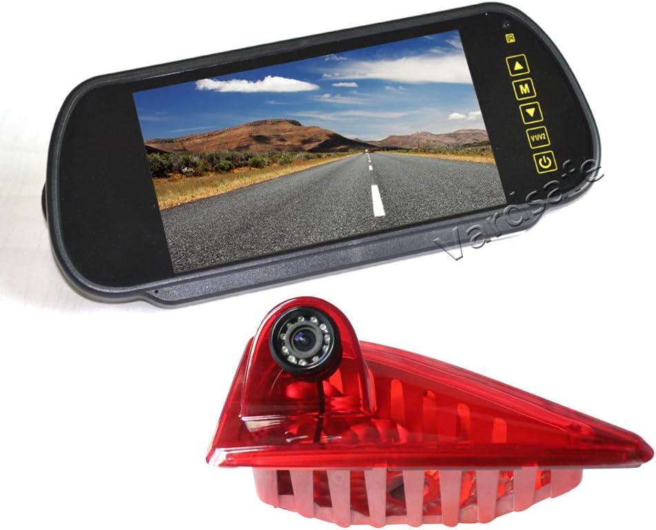 VardsafeVS867K | Reversing Parking Camera + 7 Inch Clip-on Mirror Monitor for Renault Master/Opel Vauxhall Movano (2010-2019)
