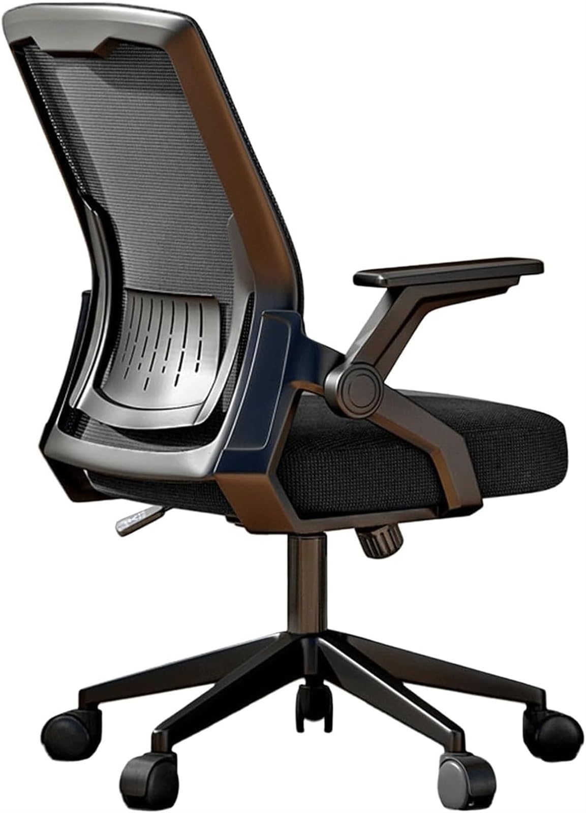 Chaise de bureau ergonomique contre le mal de dos avec accoudoirs relevables