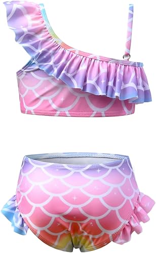 Miniatura 2 de CHILDRENSTAR Trajes de baño de dos piezas para niñas, traje de baño de playa y piscina
