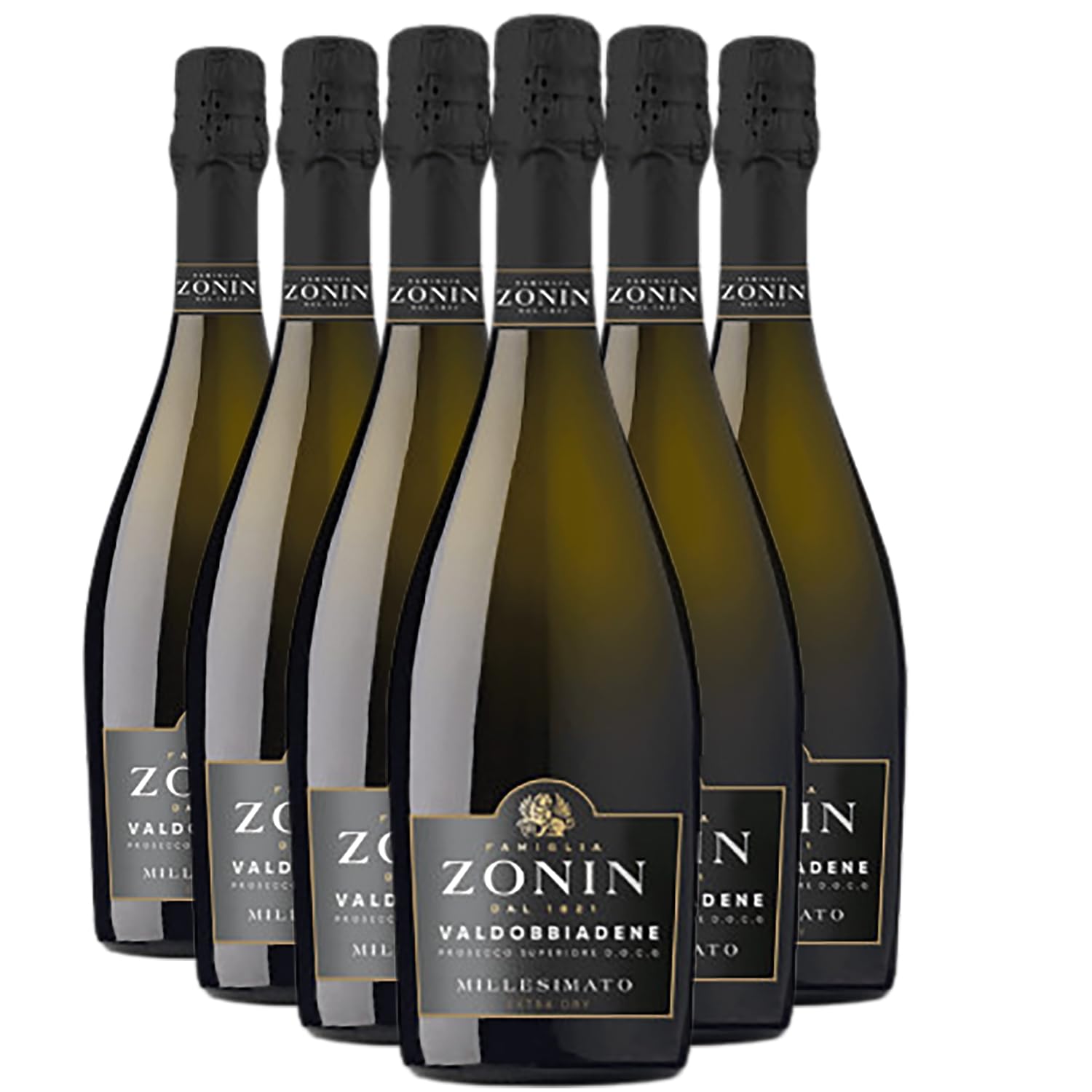 Prosecco Millesimato Brut blanco 2022 - Zonin - DOC - Veneto - Italia - Variedades de uva Glera - 6x75cl