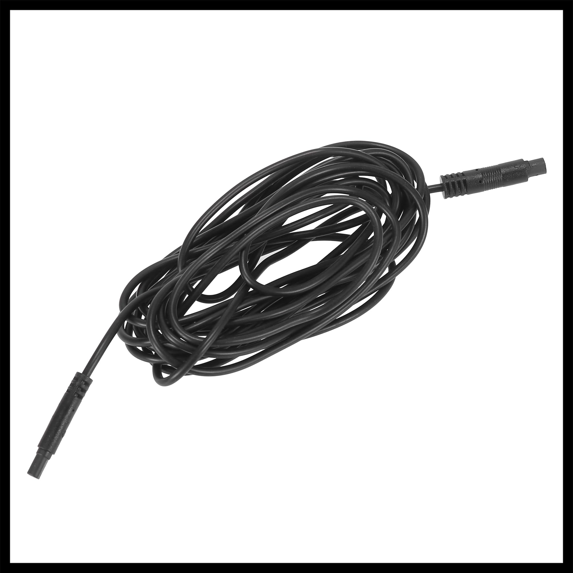 Hihaha 4 Pin 13ft 4m Car Backup Camera Extension Cable Dash Camera Wires Durable Material, Black - Image 4