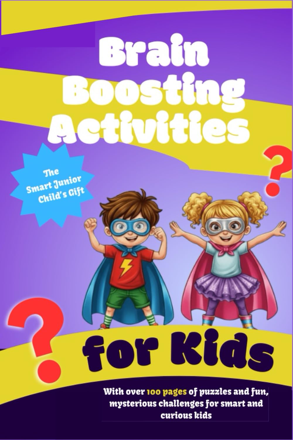 Brain Boosting Activities for Kids: Word Searches, Crosswords, Mazes, and More Game Challenges (Kids Activity Books 5-12)
