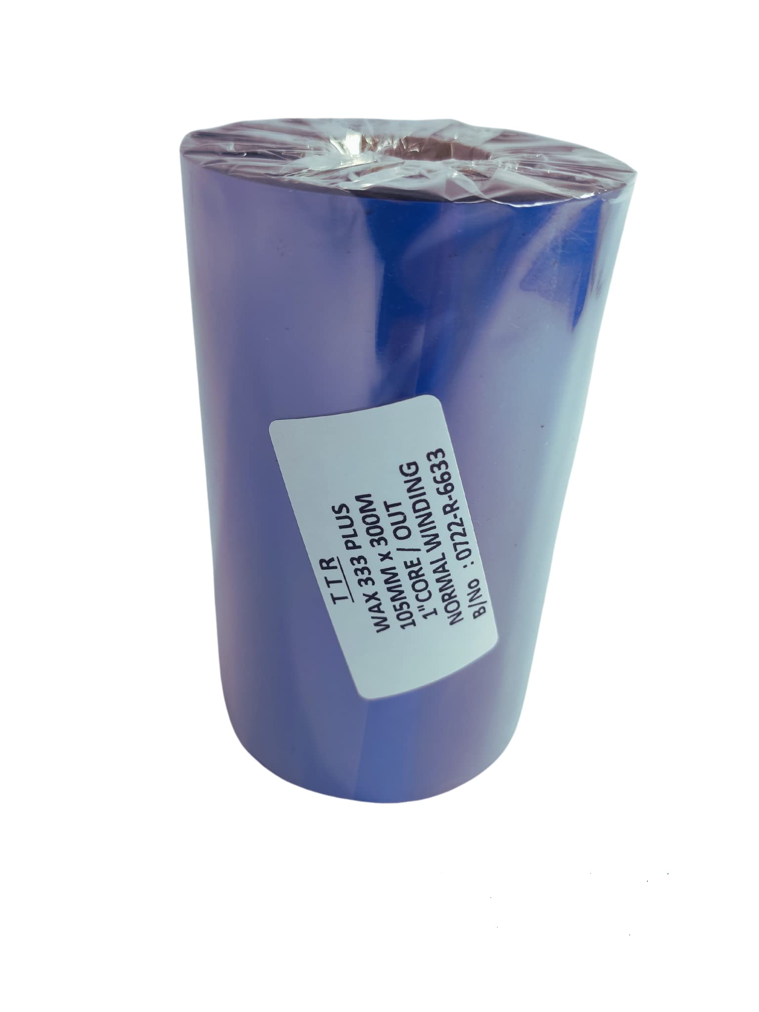 F Tech Wax 105X300 Meters Thermal Transfer Barcode Labels Ribbon Premium Wax for Printer TVS,TSC, Zebra, Citzen, Datamax, Thosiba, Sato Etc. (Pack of 1)