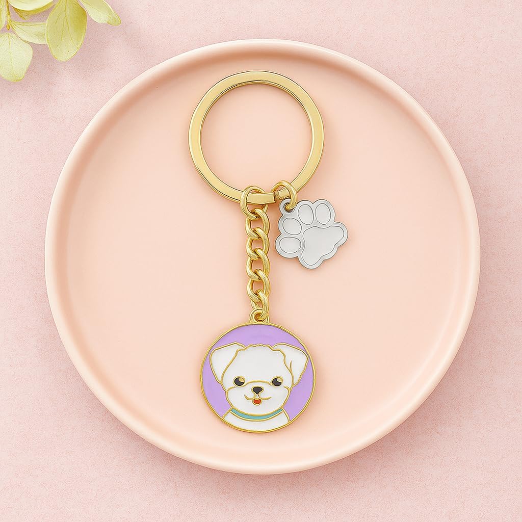 Dog Keychain, Animal Keychains Bag Charms for Women image 2