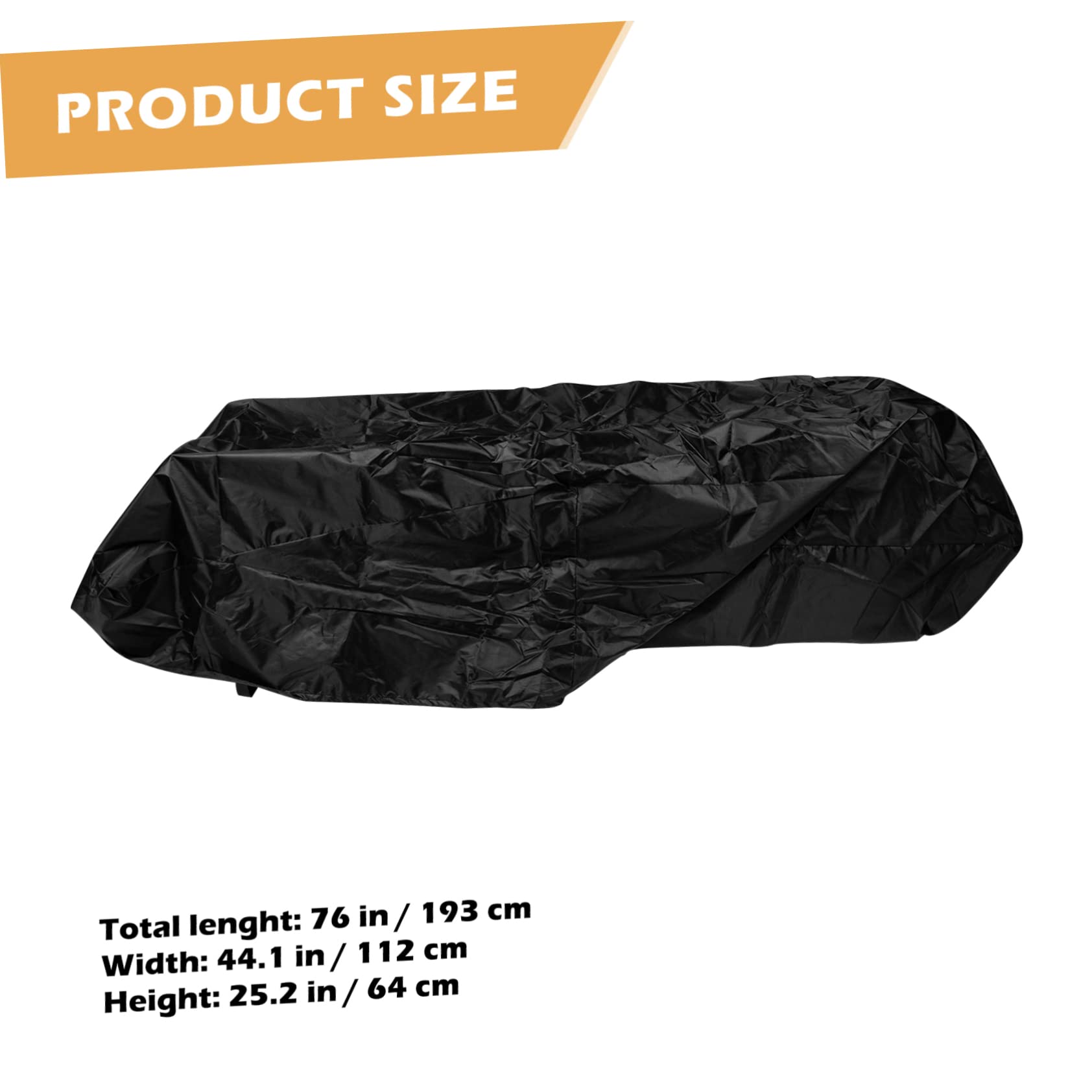 VICASKY Outdoor Cover for Lawn Mower Sunproof Rainproof Dustproof Oxford Fabric Easy to Carry