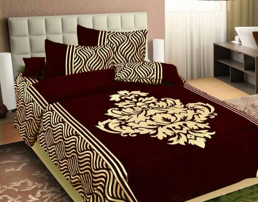 Chenille Bed Cover with 2 Pillow Covers from MAS GLOBAL King Size
