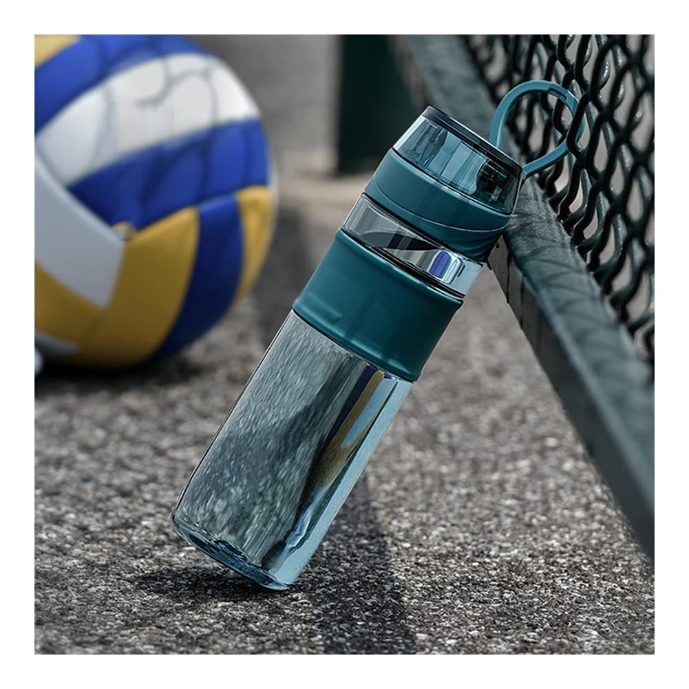 Sportflasche Sportflasche Große Wasserflasche mit Klappdeckel Wasserflaschen zum Laufen Sporttraining Wandern Outdoor Wasserflaschen (Farbe: Blau)
