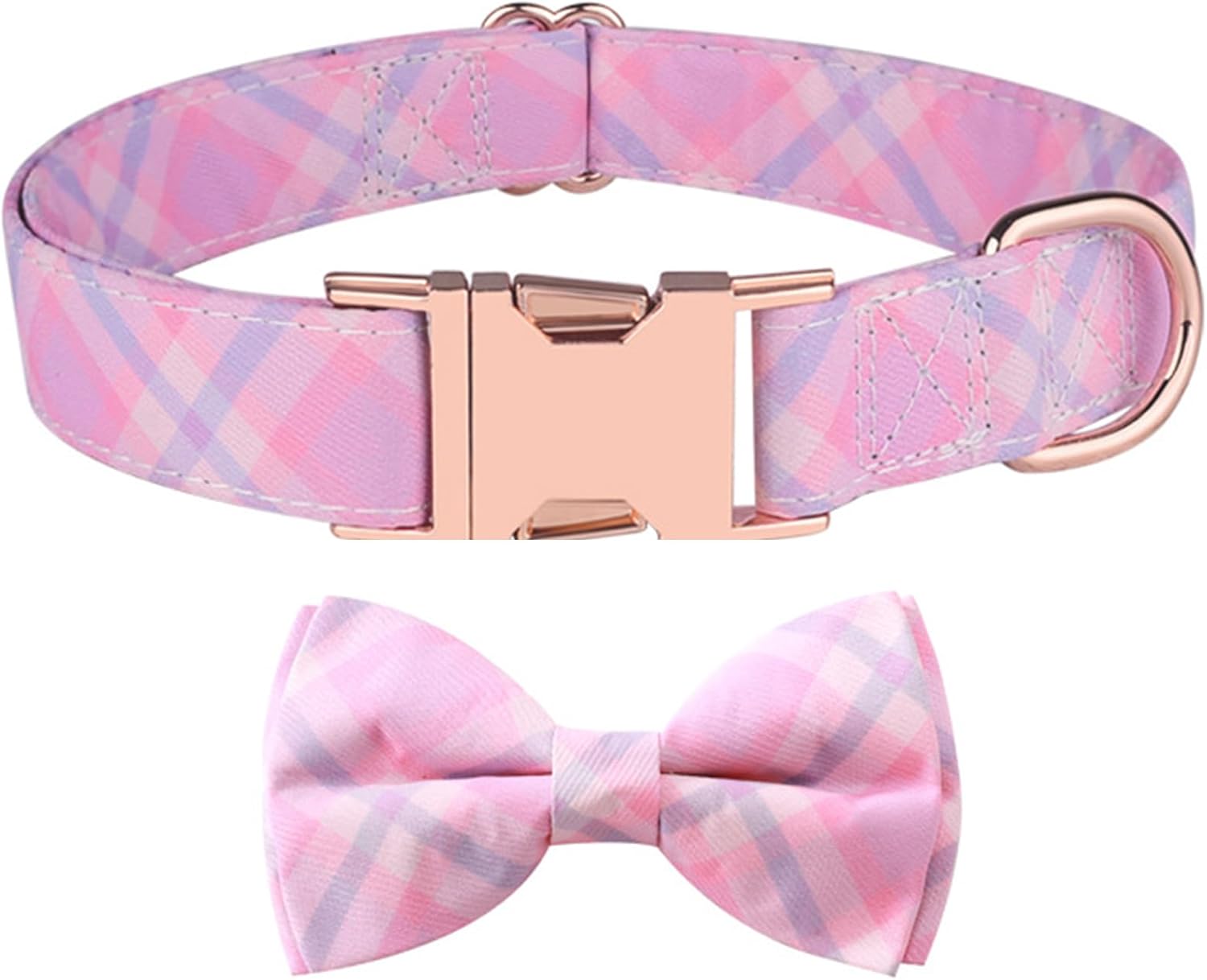 Dog Collar Adjustable with Floral Patterns Adjustable